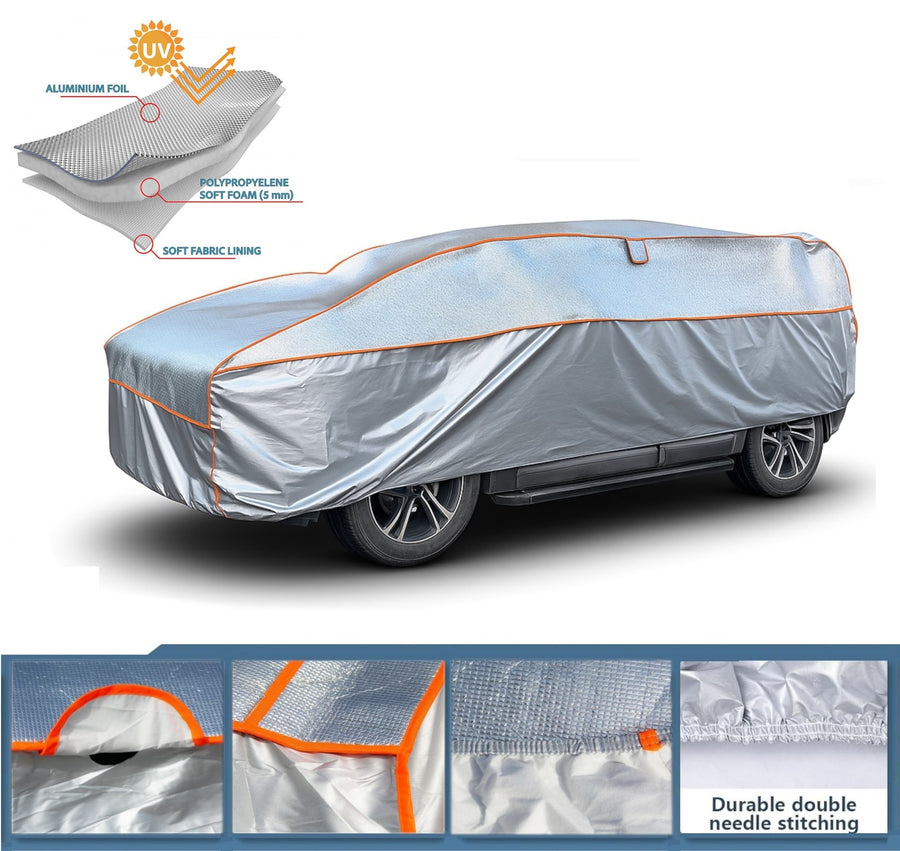 Покривало Против Градушка за SUV/Джип XXL 520x178x120 см – 5мм Защита от Градушка, Дъжд, Сняг и UV Лъчи
