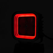 30W LED Халоген Бял, Разпръсната светлина с жълта и червена DRL светлина 12V-24V
