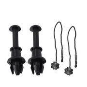 Комплект 2 бр. OEM Щипки / Пинове с Въже за кора на багажник - AUDI, SEAT, SKODA, VW