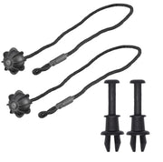 Комплект 2 бр. OEM Щипки / Пинове с Въже за кора на багажник - AUDI, SEAT, SKODA, VW