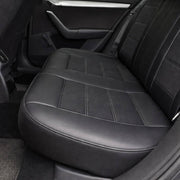 Комплект Универсална Тапицерия King Leather от еко кожа за предни и задни седалки – черни, перфорирани