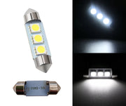 Комплект 2 бр. LED крушки C5W 31 mm, 3x SMD 5050, 6000–6500K бяла светлина – блистер
