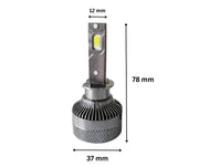 Комплект LED крушки H1 – Smart CSP технология, CANBUS, 70W, 12–24V