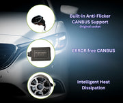 Комплект LED крушки H11/H8 – Smart CSP технология, CANBUS, 70W, 12–24V