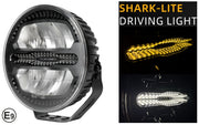 LED комбиниран халоген Flexzon Ø228 мм 12–24V, 175W, 11000 lm, оранжев/бял DRL и аварийна блиц светлина с 4 режима, E-mark, IP67/69K