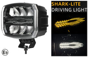 LED комбиниран халоген Flexzon 12–24V, 175W, 11000 lm, оранжев/бял DRL и аварийна блиц светлина с 4 режима, E-mark, IP67/69K