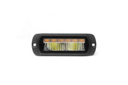 LED комбиниран халоген Flexzon / работна лампа с бял DRL и предупредителна светлина R65, за вграждане, 4 функции, IP65/67K, 12–24V