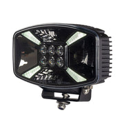 Универсален LED ЛЕД 140W диоден фар халоген лампа 12V - 24V с DRL/parking светлина бяло-жълто за АТВ джип камион трактор земеделски и селскостопански машини 247 x 141 x 83 mm