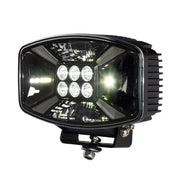Универсален LED ЛЕД 140W диоден фар халоген лампа 12V - 24V с DRL/parking светлина бяло-жълто за АТВ джип камион трактор земеделски и селскостопански машини 247 x 141 x 83 mm