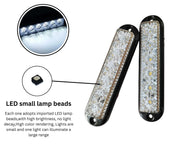 LED аварийна / сигнална лампа (Flash) – Бяла 6 Диода 4 режима 12V-24V