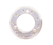 Кръгъл LED габарит / маркер – Бял 9 диода 12V-24V