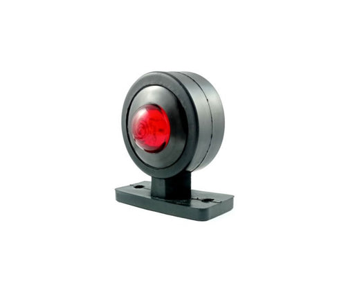 Мини LED Габаритна Светлина тип рогче - Червен / Бял 12V-24V