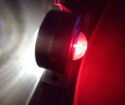 Комплект Мини LED Габаритни Светлини тип рогче - Червен / Бял 12V-24V