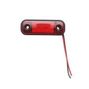 Червена LED Габаритна светлина / маркер - 12 диода 12V-24V