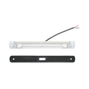 Бял LED габарит/контурна светлина – 6 Диода 24V 240 mm