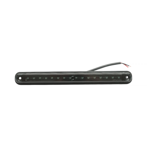 Червен LED Габарит / Маркер - Опушен 16 диода 12V-24V 235mm