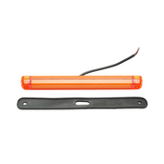 Жълт/Оранжев LED Габарит / Маркер с NEON ефект - 16 диода 12V-24V 235mm