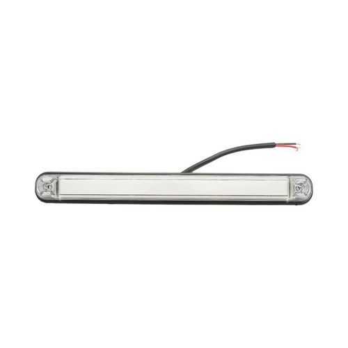 Бял LED Габарит / Маркер с NEON ефект - 16 диода 12V-24V 235mm