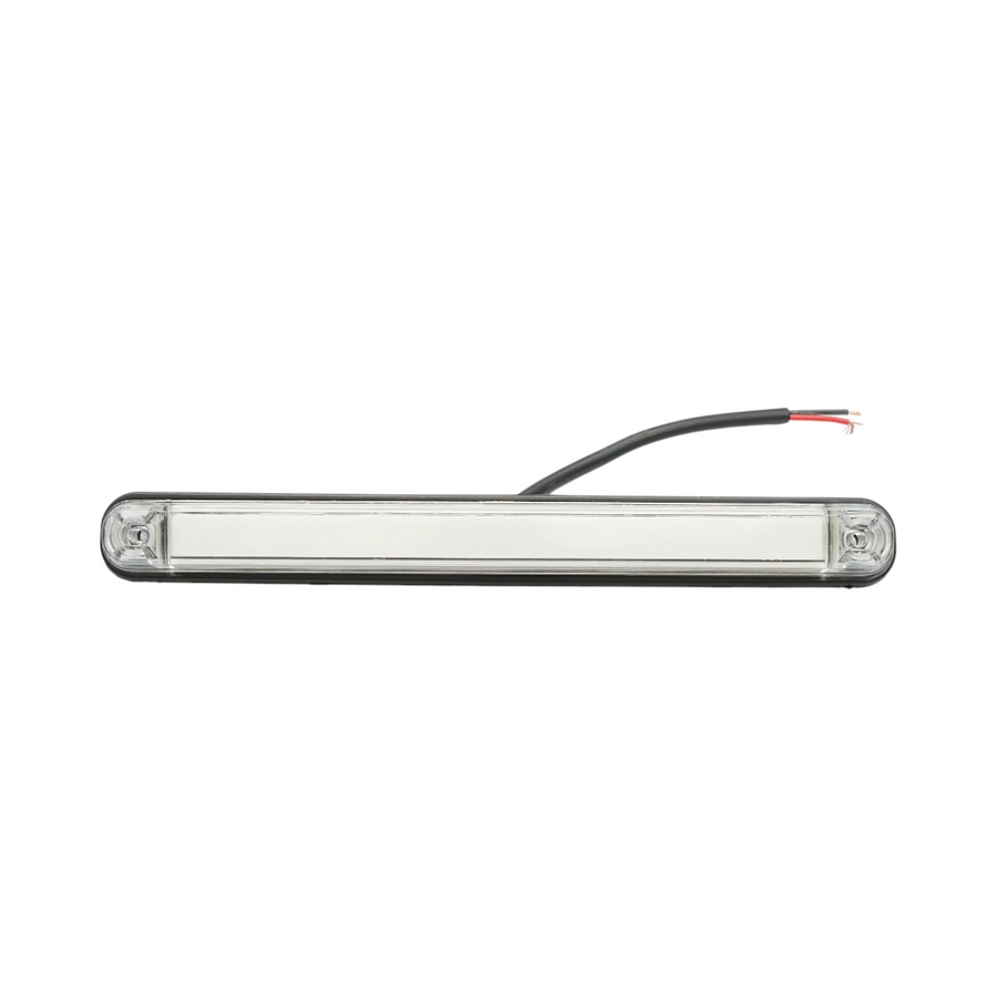 Бял LED Габарит / Маркер с NEON ефект - 16 диода 12V-24V 235mm