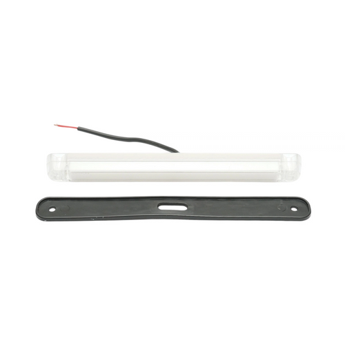 Бял LED Габарит / Маркер с NEON ефект - 16 диода 12V-24V 235mm