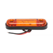 Жълта LED Габаритна светлина / Маркер - 3 диода 12V-24V