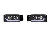 Комплект LED Фарове за IVECO STRALIS 24V – DRL, Startup Effect, Лупи, OEM 5801571745 / 5801571746