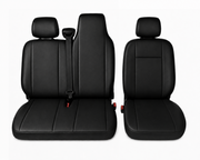 Комплект 2+1 Тапицерия за RENAULT MASTER III 2010-2019 – Еко кожа, Черна, 6 части