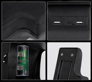 Подлакътник за автомобил Nissan Juke 2010-2019 MK1, с отделение за съхранение, 2x USB-A, 1x USB-C, достъп до бутоните за подгрев на седалките, черен