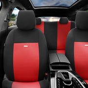 Комплект Тапицерия SelectedFit Flex Design by OTOM текстил – Черно-Червена, за Предни и Задни Седалки