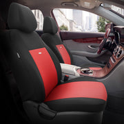 Комплект Тапицерия SelectedFit Flex Design by OTOM текстил – Черно-Червена, за Предни и Задни Седалки