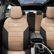Комплект Тапицерия SelectedFit One Design by OTOM текстил – Черно-Бежова, за Предни и Задни Седалки