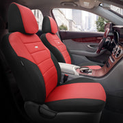 Комплект Тапицерия SelectedFit One Design by OTOM текстил – Черно-Червена, за Предни и Задни Седалки