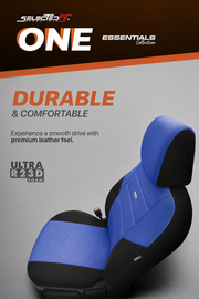 Комплект Тапицерия SelectedFit One Design by OTOM текстил – Черно-Синя, за Предни и Задни Седалки