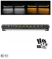 LED Бар Flexzon SHARK-LITE BOOST 47 см, 125W, 11000 lm, бял/оранжев DRL, аварийна блиц светлина с 4 режима, E-Mark E9, R65, 10–24V