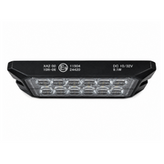 LED габарит с оранжев блиц, 12 LED, 9.1W, 12 режима, синхронизация, IP67, E-Mark E9, ECE R65 / R10, 12–24V