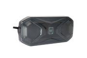 LED аварийна лампа 32.5 см, 28W, 68 LED, 20 режима, вградена батерия, дистанционно управление, E-Mark E9, ECE R10, 12V / 24V, оранжева светлина, опушена