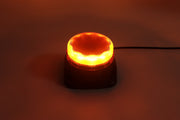 Оранжева LED аварийна лампа със зумер за заден ход, 14.5W, 9 режима, 97 dB, E-Mark E9, ECE R65/R10, IP67, 12–24V