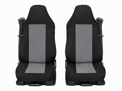 Текстилна тапицерия за MAN TGA, TGL, TGX, TGS 2015–2021 г., 2 части, черно-сива