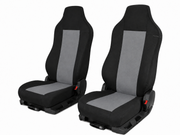 Текстилна тапицерия за MAN TGA, TGL, TGX, TGS 2015–2021 г., 2 части, черно-сива