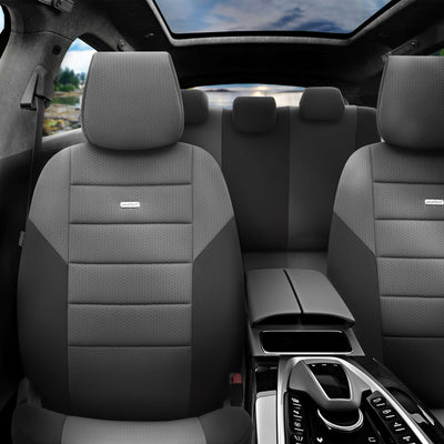 Комплект Тапицерия SelectedFit One Design by OTOM текстил – Сива, за Предни и Задни Седалки