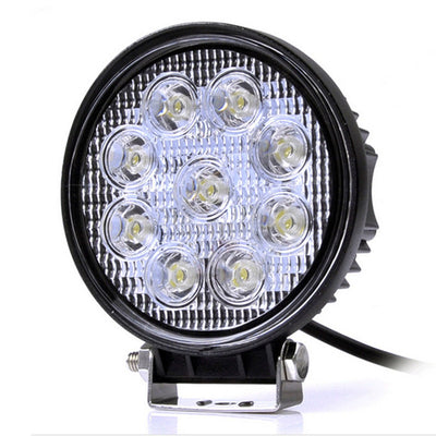 Универсален 27W Лед LED Халоген Фар Работна Лампа 12V - 24V за автомобил офроуд бус ван камион