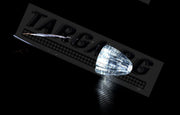 Бял LED габарит Peterbilt, 12V - Хром никел