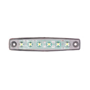 LED габарит 6 диода, бял - 24V