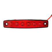 Габарит с 6 диода, червен LED - 24V