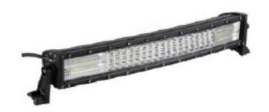Комбо (spot + flood) LED бар 4 редов, извит, 56cm, 384W