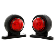 Тройно дълго LED рогче, 12/24V червено/бяло/жълто, 14cm