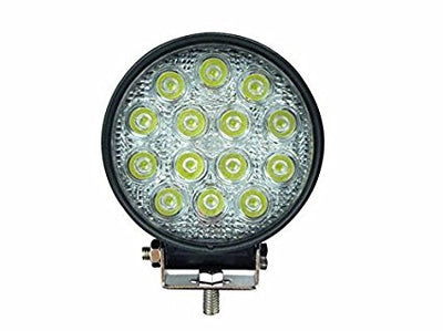 Универсален 42W Лед LED Халоген Фар Работна Лампа 12V - 24V за автомобил офроуд бус ван камион