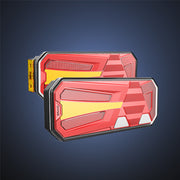 Комплект Ляв + Десен Мултифункционални Диодни LED Лед Стопове с Бягащ Мигач Неон Neon Ефект 12V 24V 350mm X 131 mm X 35mm E9 За Бус Камион Тир Ремарке Караванa