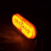 Диоден LED неон габарит, овал, жълт