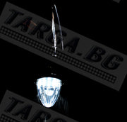 Бял LED габарит Peterbilt, 12V - Хром никел